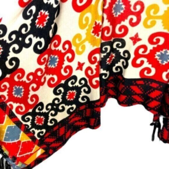 Soho Chick | Aztec Print Sleeveless Open Shrug Size Small - Picture 8 of 8